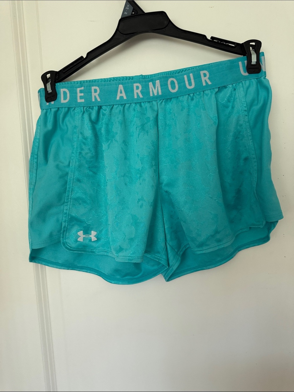 UNDER ARM OURWomen’s Turquoise Athletic Shorts